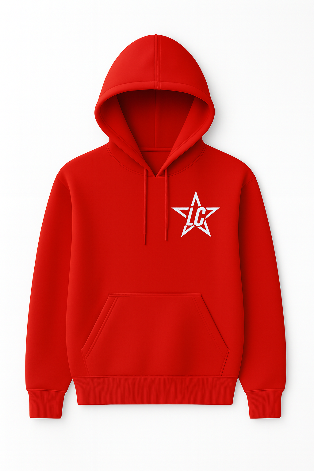 Red Plain Hoodie